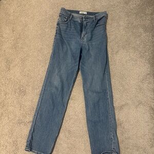 Abercrombie & Fitch Classic Blue Straight Leg Jeans